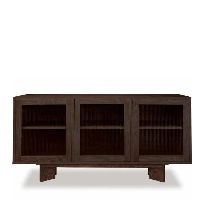 Connect Sideboard 1500w - Fluted Glass & Plinth Base - Image 4