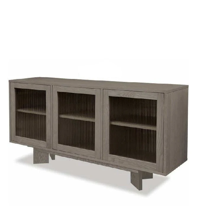 Connect Sideboard 1500w - Fluted Glass & Plinth Base - Image 8