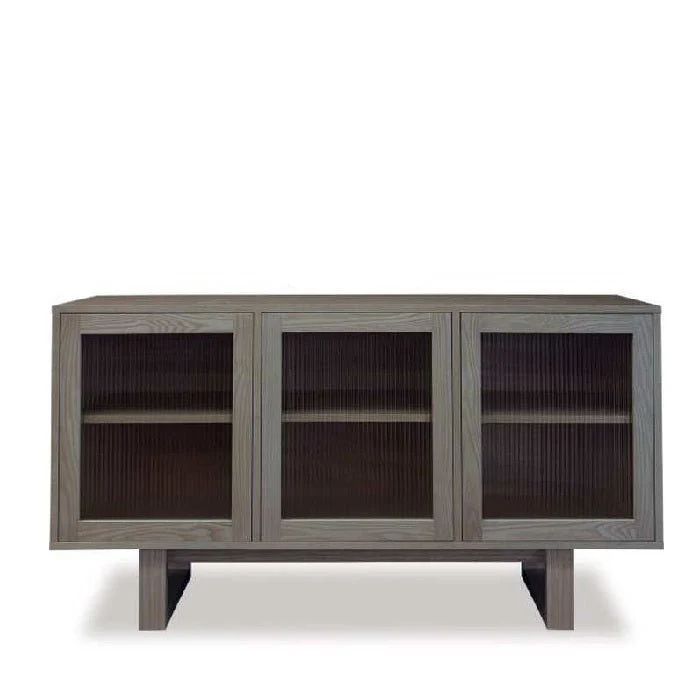 Connect Sideboard 1500w - Fluted Glass & Osaka Base - Image 8