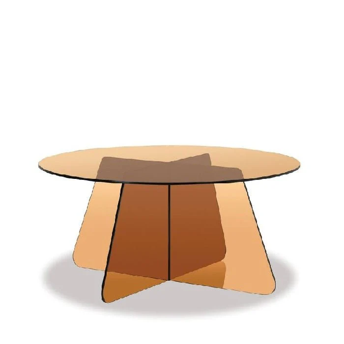 Cosmos Coffee Table - Tinted glass
