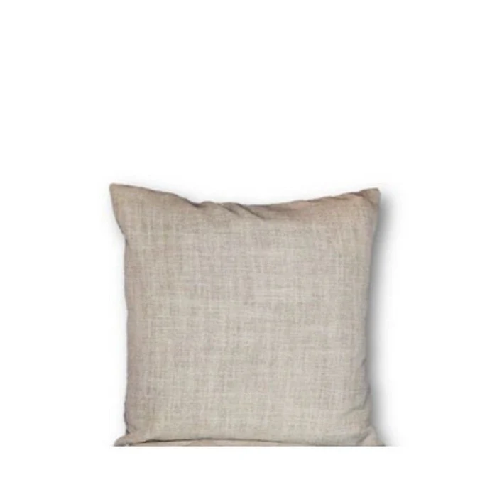 Linen Look Cushion - Cream