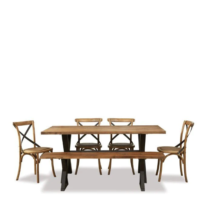 Cross & Bench Dining Suite 1800w (6 Pce)