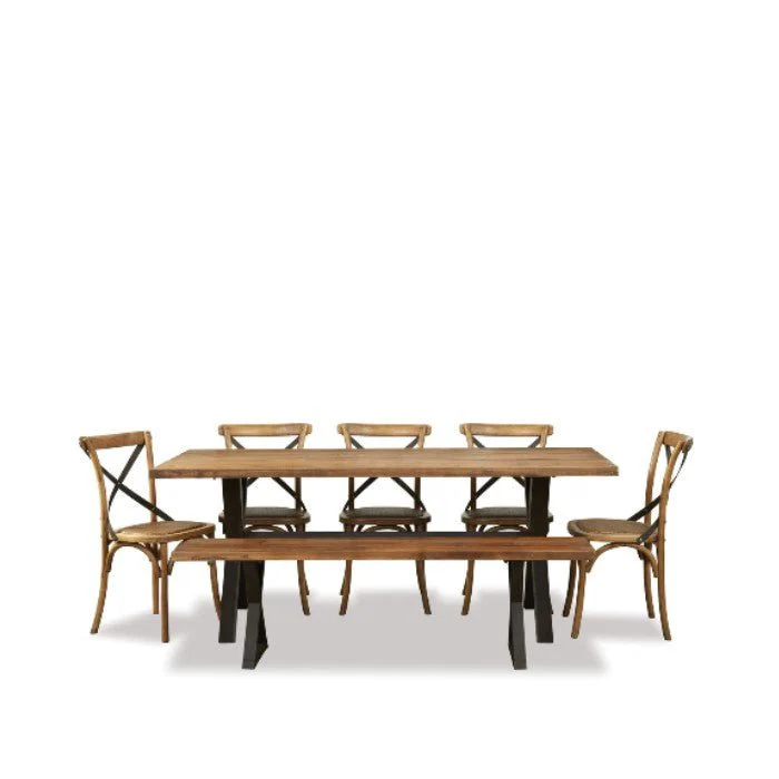 Cross & Bench Dining Suite 2200w (7 Pce)