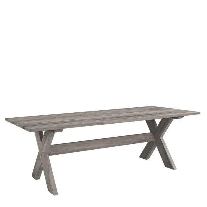Cross Outdoor Dining Table - Teak