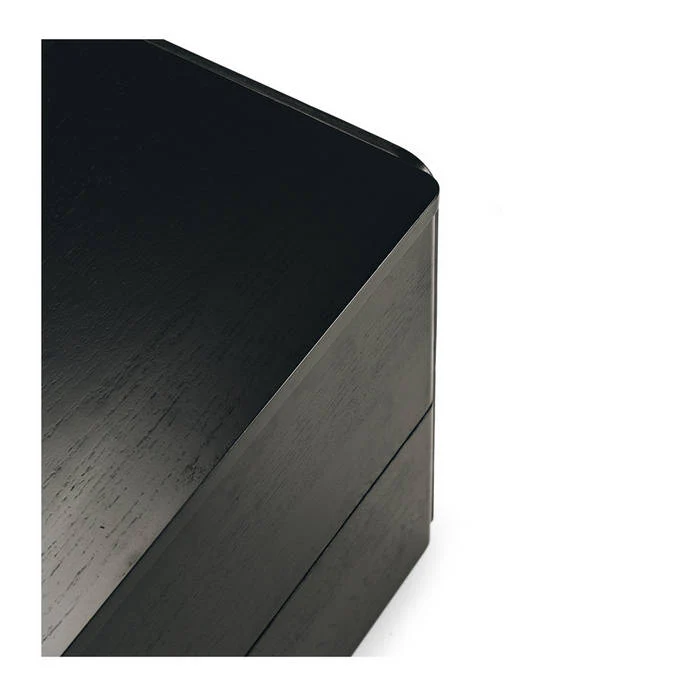 Cube 2 Drawer Bedside - Oak top - Image 11