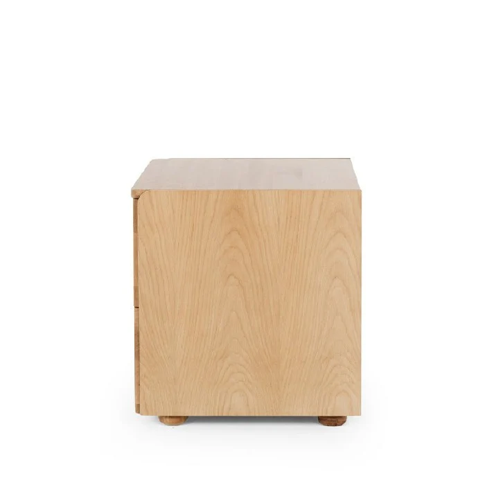 Cube 2 Drawer Bedside - Oak top - Image 5