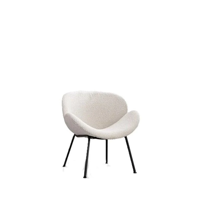 Davis Chair - Boucle fabric with gentle curves - Image 2