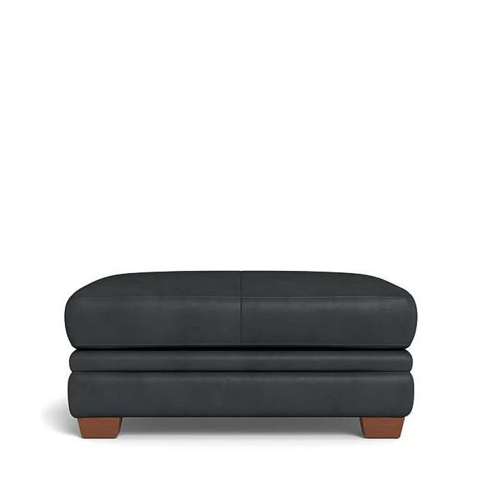 Demi Ottoman in Leather - Image 2