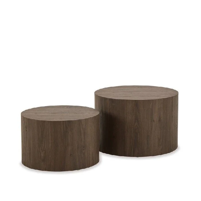 Dice Coffee Tables 2 pce Set - Round - Image 5