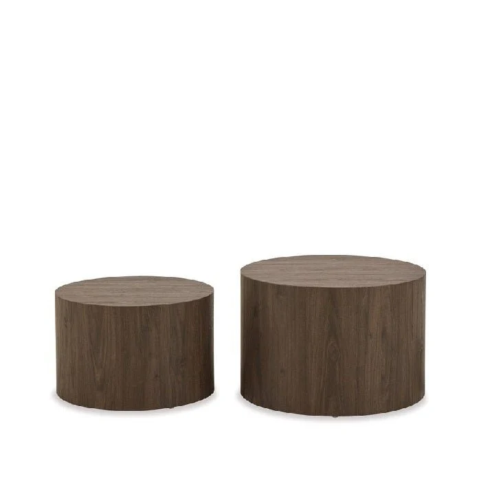 Dice Coffee Tables 2 pce Set - Round - Image 6