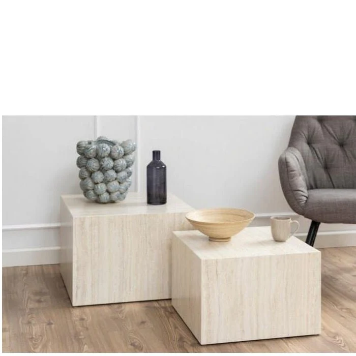 Dice Coffee Tables 2 pce Set - Square - Image 3