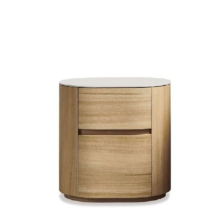 Duke 2 Dr Bedside- Gentle Curves and Ceramic Top - Image 2