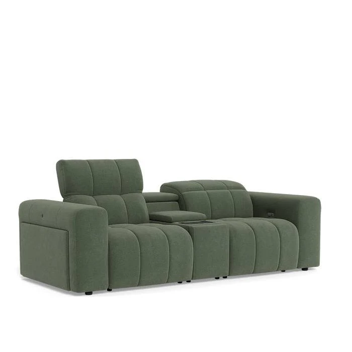 La-Z-Boy Durham 2 Seater Power Reclining Sofa with Console - Image 2