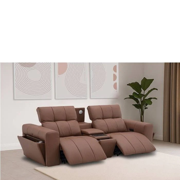 La-Z-Boy Durham 2 Seater Power Reclining Sofa with Console - Image 4
