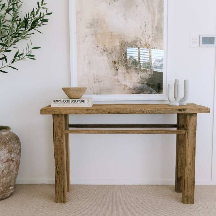 Eden Console Hall Table - reclaimed wood - Image 4