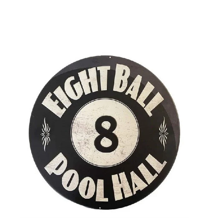 Eight Ball Pool Hall Sign