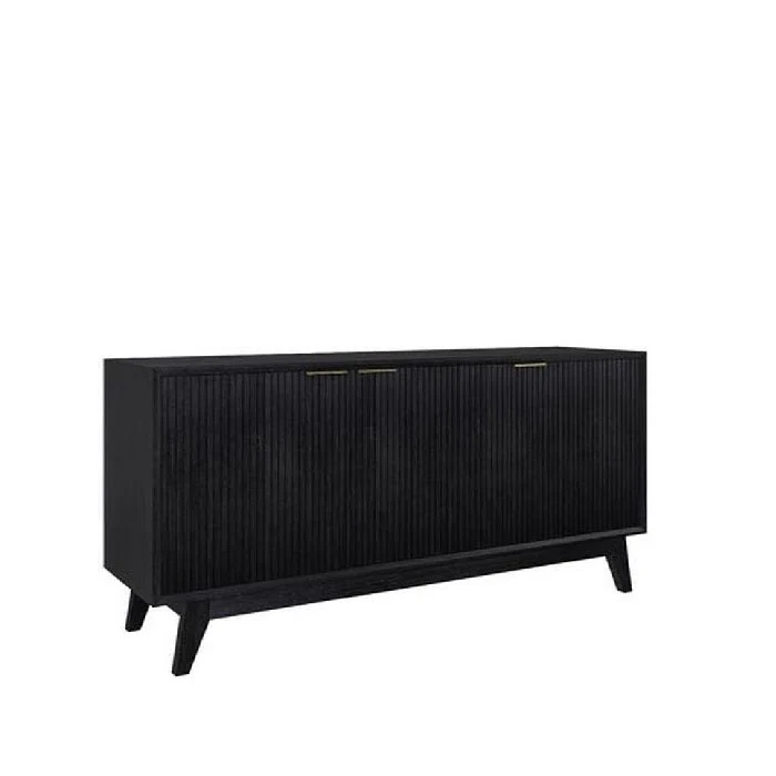 Ella 3 Door Buffet - Brushed Gold Handles