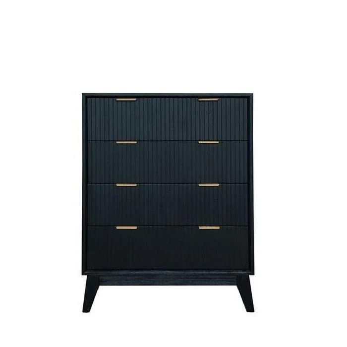 Ella 4 Dr Tallboy - Brushed Gold Handles