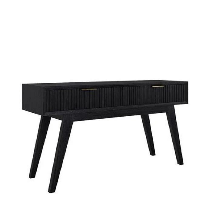 Ella Console Table - Brushed Gold Handles