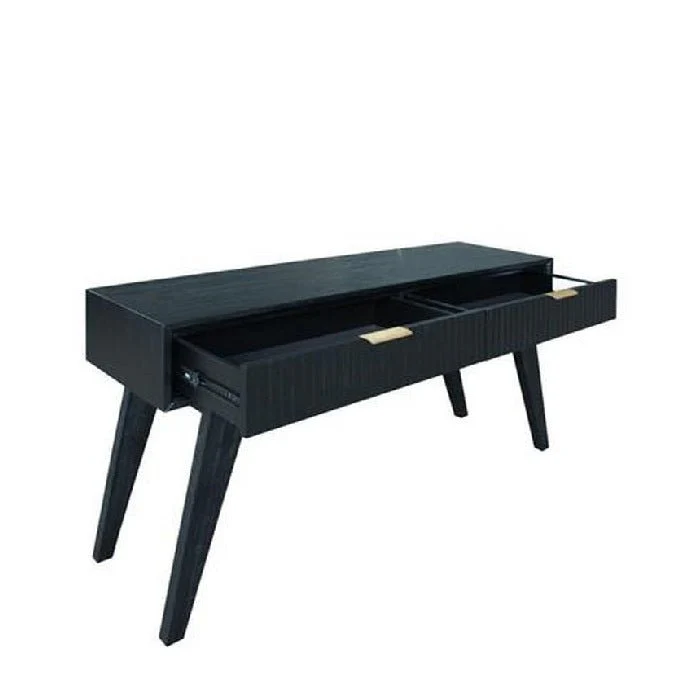 Ella Console Table - Brushed Gold Handles - Image 2