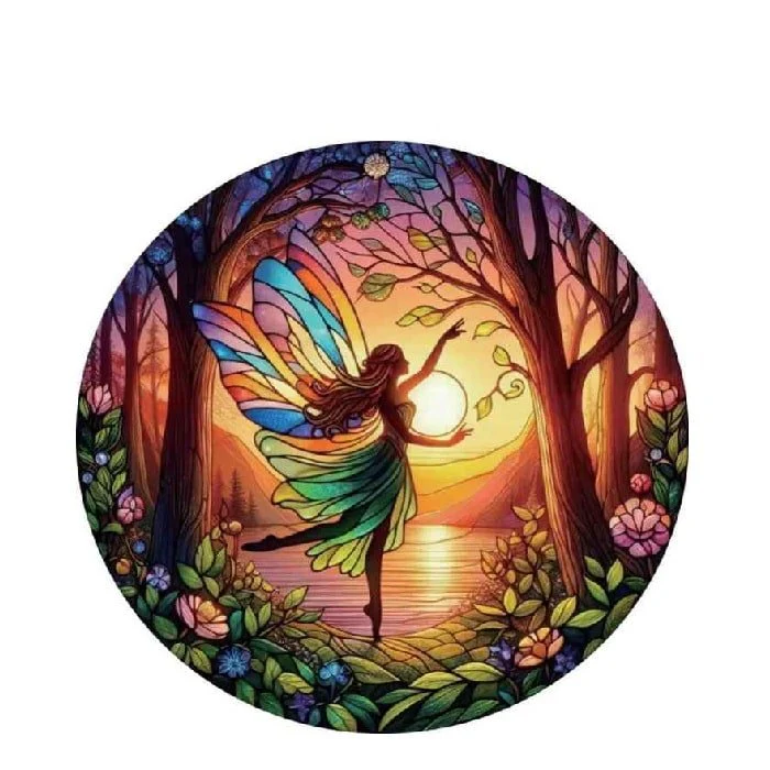 Fairy Stained Glass Hanger 300dia