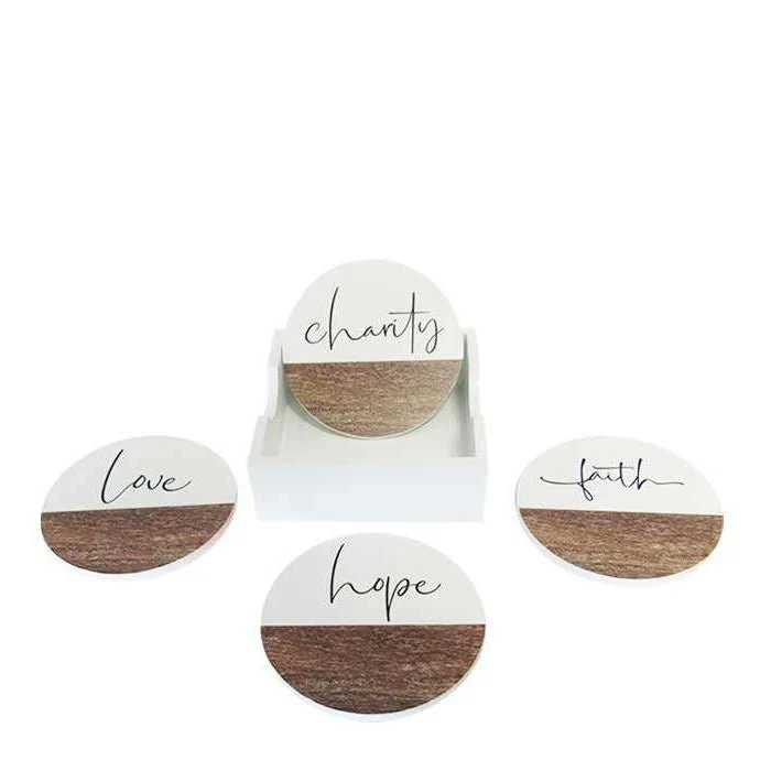 Faith Coasters Set 4
