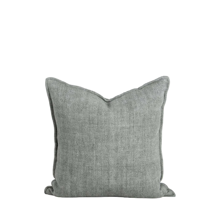Flaxmill Sage Cushion (Linen)