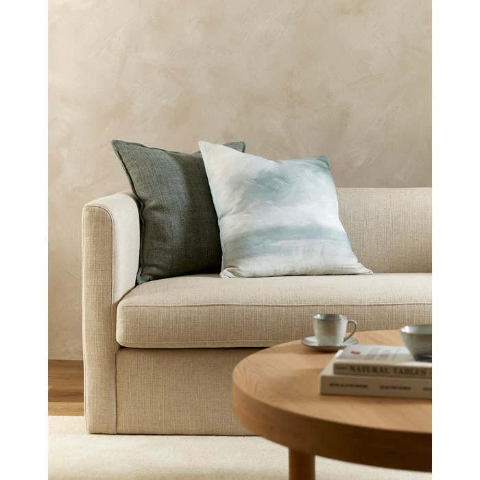 Flaxmill Sage Cushion (Linen) - Image 2