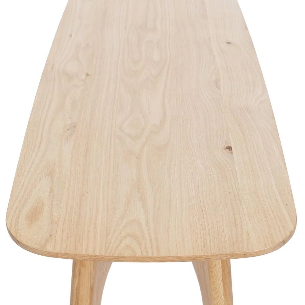 Flow Console Hall Table in Oak - Image 5
