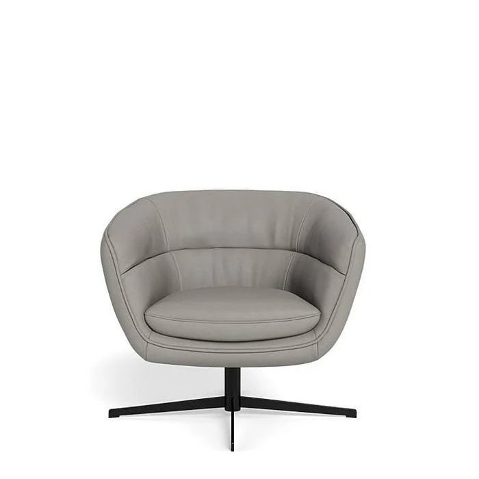 Franco Swivel Armchair in Leather - Image 11