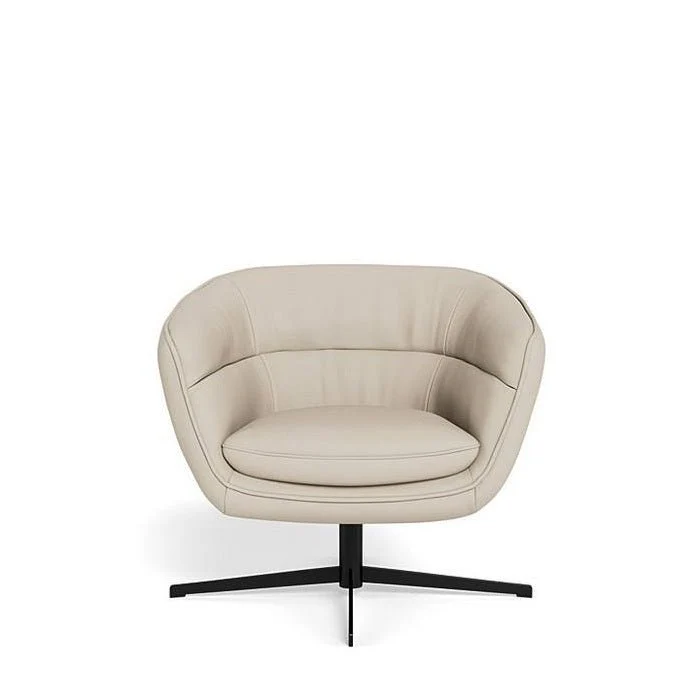 Franco Swivel Armchair in Leather - Image 6