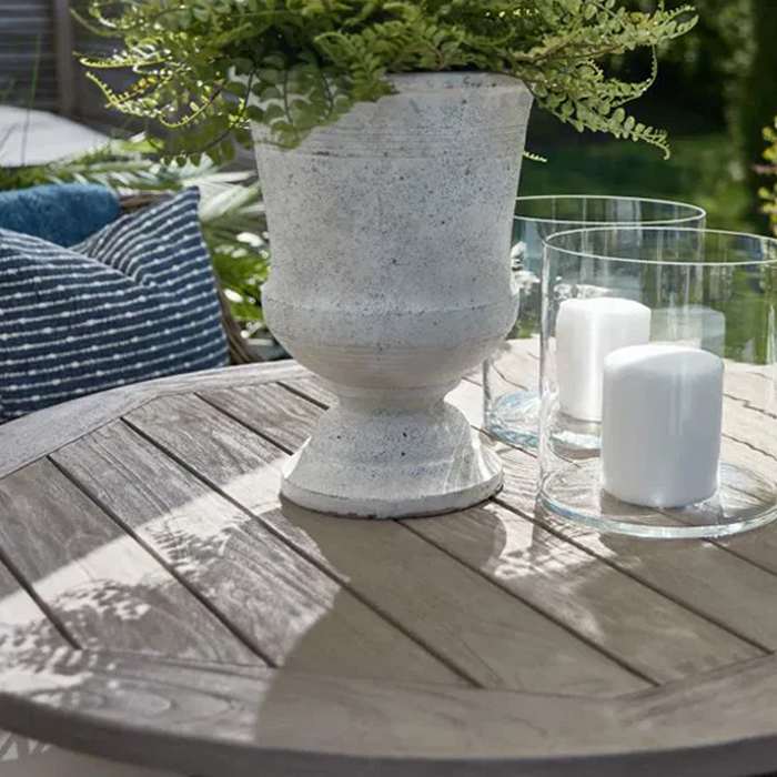 French Vintage Outdoor Dining Table Round 1200dia & 1500dia - Image 3