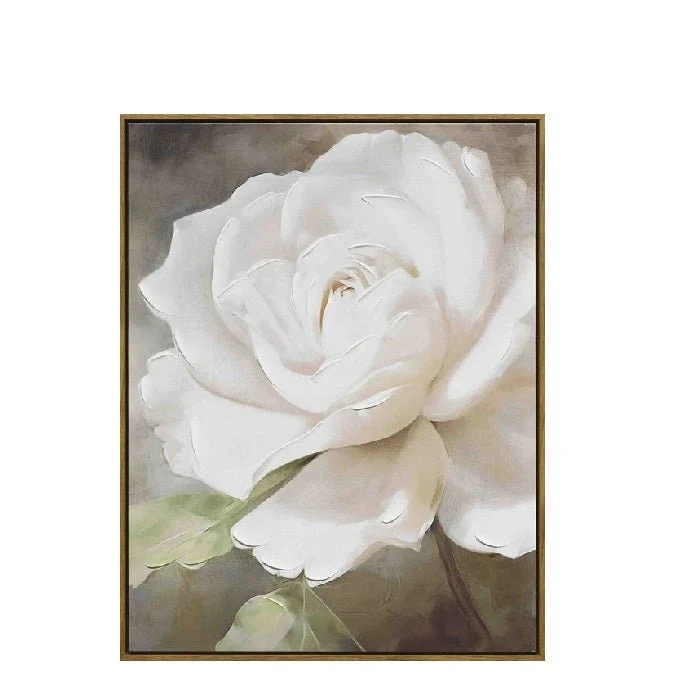 Gardenia Framed Canvas Art