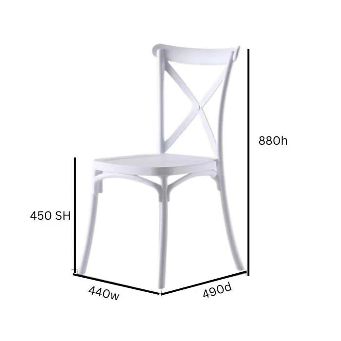 Gina Dining Chair - Stackable (Outdoors) - Image 11