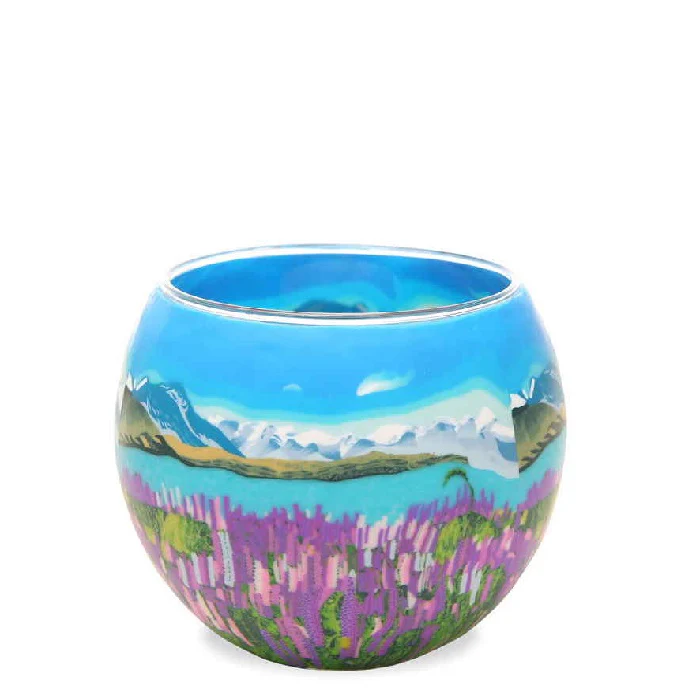Glass Tealight Holder - Lupins Galore
