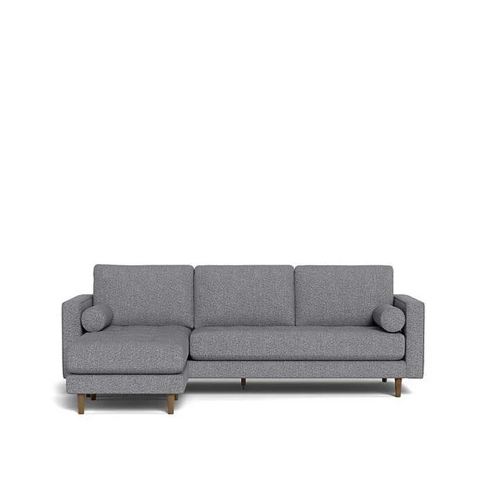 Harper 3 Seater Sofa with Reversible Chaise in Fabric - Image 10