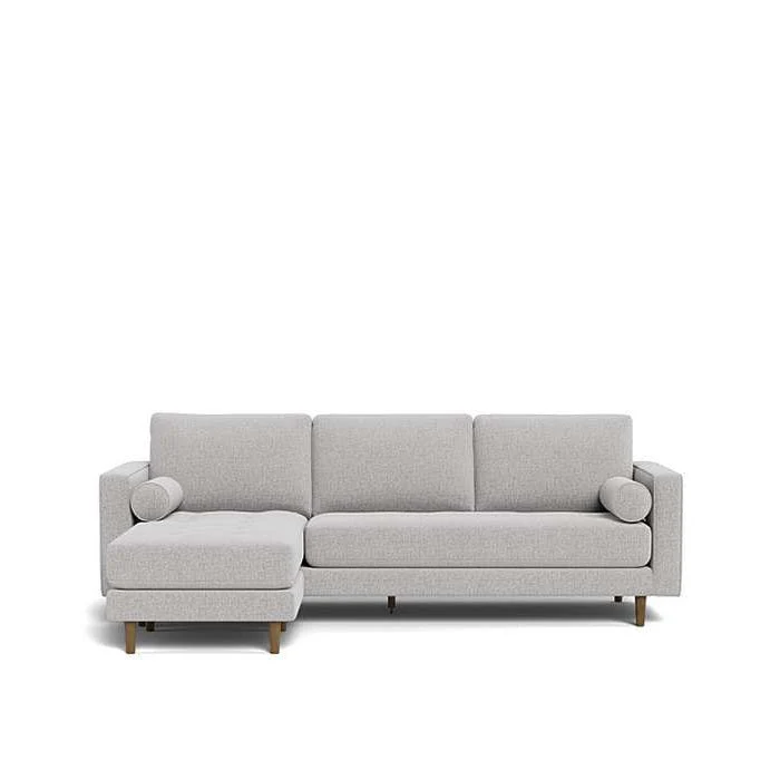 Harper 3 Seater Sofa with Reversible Chaise in Fabric - Image 4