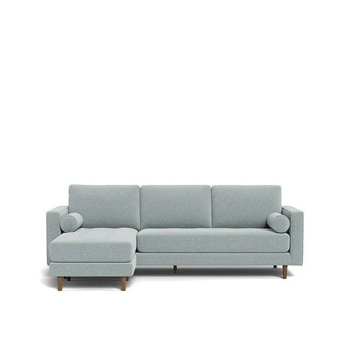 Harper 3 Seater Sofa with Reversible Chaise in Fabric - Image 5