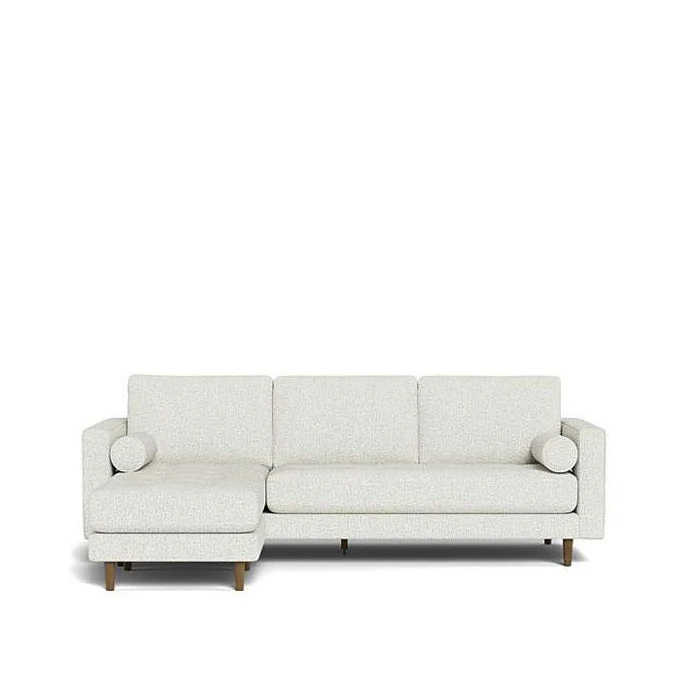 Harper 3 Seater Sofa with Reversible Chaise in Fabric - Image 9