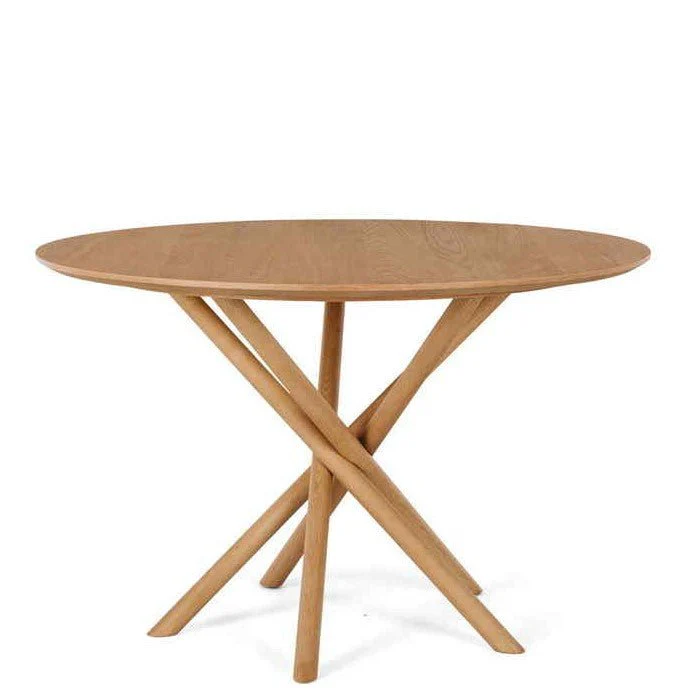 Harper Dining Table Round - Natural Oak (1200dia)