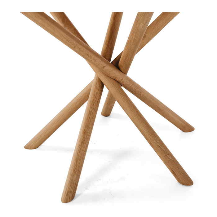 Harper Dining Table Round - Natural Oak (1200dia) - Image 3