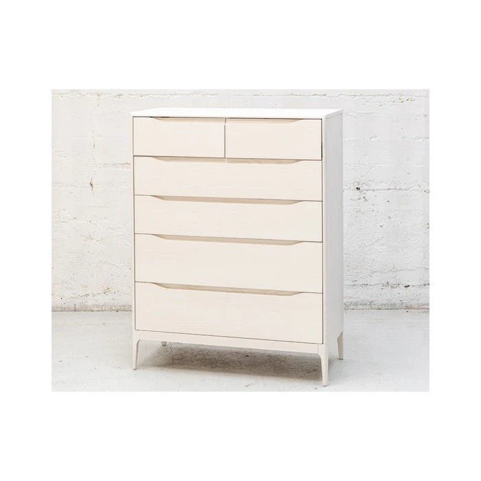 Havelock Chest 6 Drawer - Ash timber - Image 2