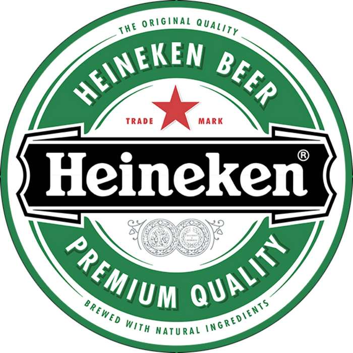 Heinekin Beer Coaster Set - Glass - Image 2