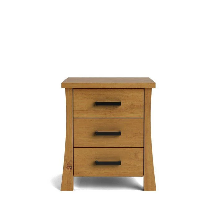Hudson 3 Drawer Bedside - Image 7