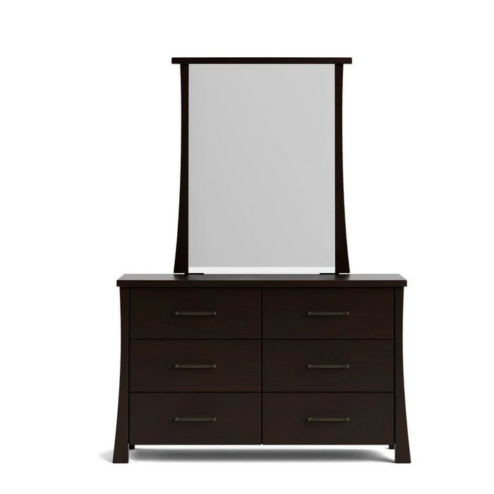 Hudson 6 Drawer Dresser and Mirror - Image 4
