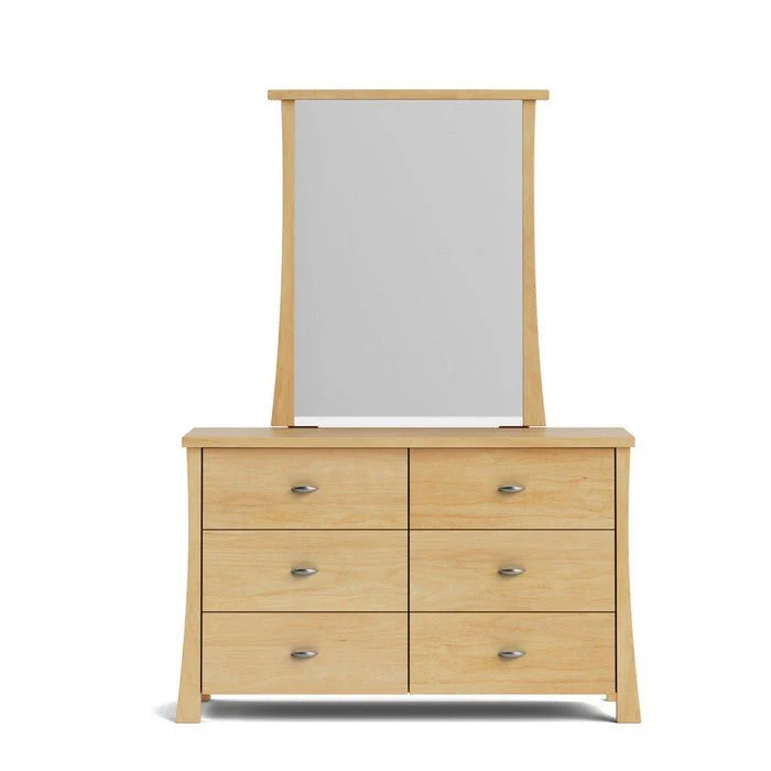 Hudson 6 Drawer Dresser and Mirror - Image 6