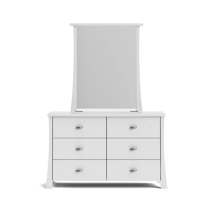 Hudson 6 Drawer Dresser and Mirror - Image 9