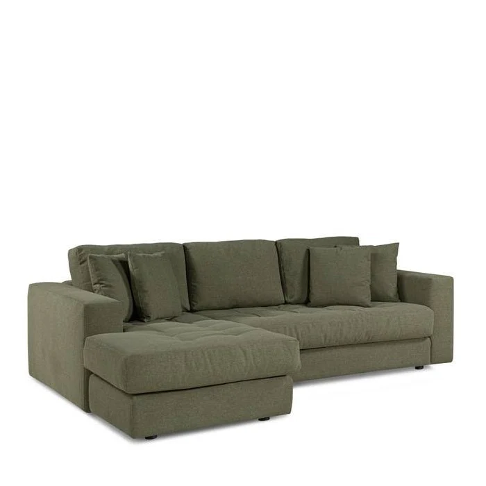 Hugo 3 Seater Chaise suite - Genuine Linen blend Comfort - Image 4