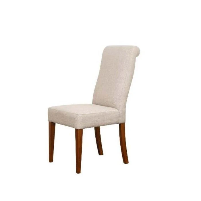 Hugo Dining Chair - Rolled design