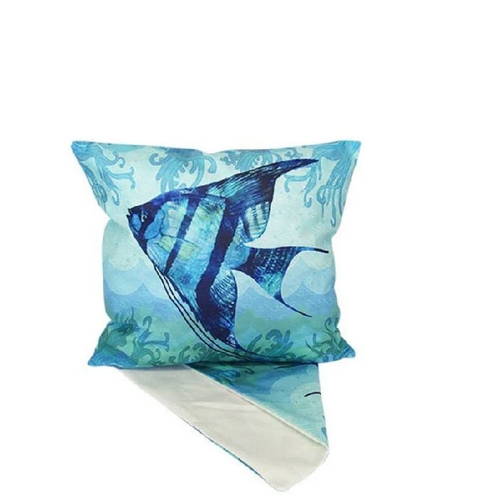 In the Ocean Fish Cushion - Image 2